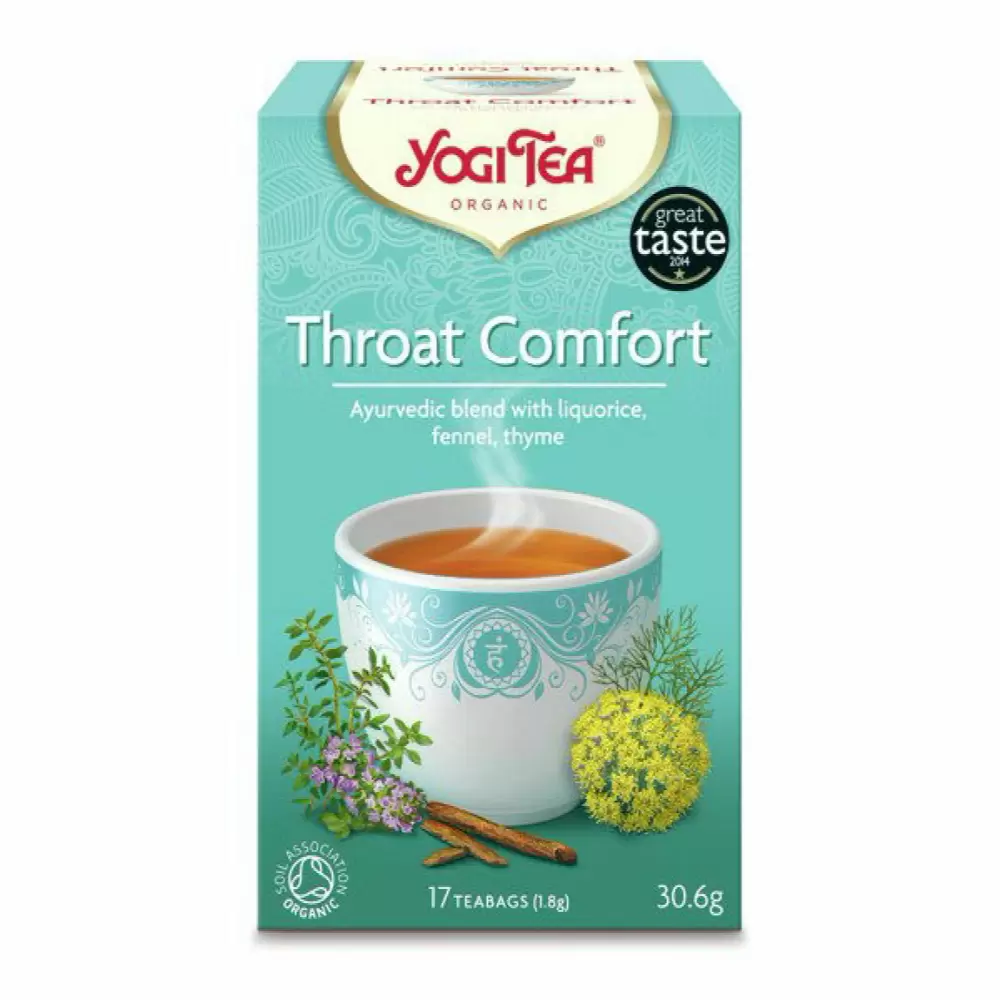Herbata ajurwedyjska Na Gardło THROAT COMFORT | Yogi Tea
