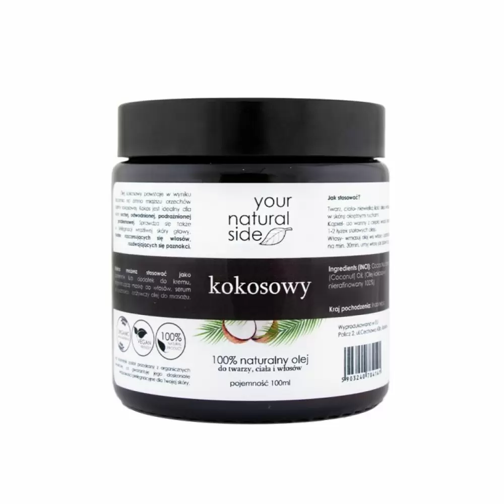 Olej kokosowy (nierafinowany) | Your Natural Side