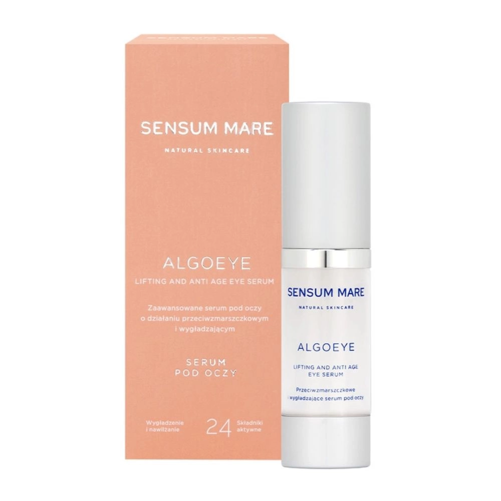 Zaawansowane serum pod oczy o działaniu przeciwzmarszczkowym ALGOEYE | Sensum Mare