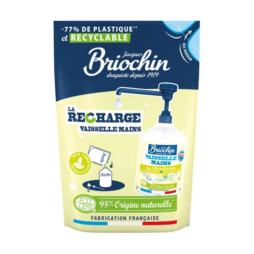 Żel do mycia naczyń i rąk - Zapach zielonej cytryny | Briochin