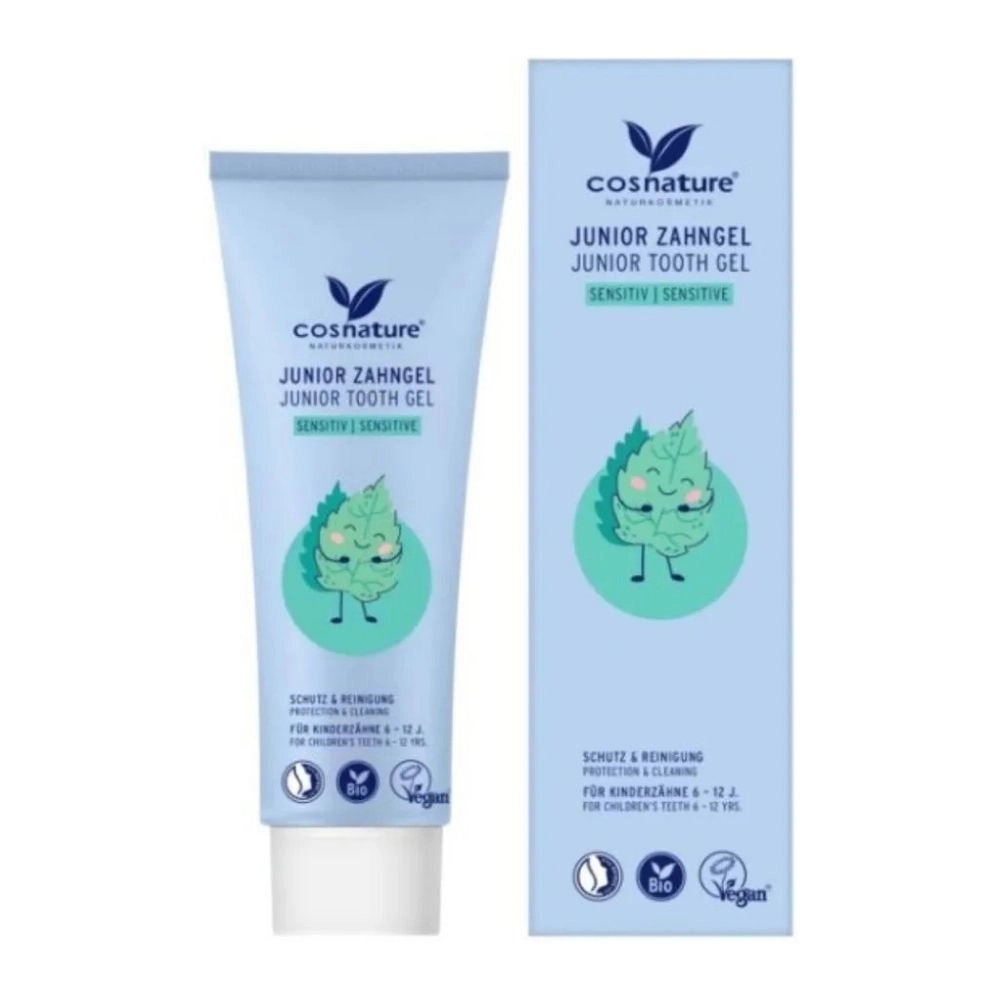Żel do wrażliwych zębów dla dzieci Rumianek z miętą 6 - z fluorem (6-12 lat) | Cosnature