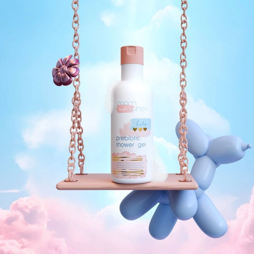 Żel pod prysznic prebiotyczny nawilżająco - kojący | Mom and Who?