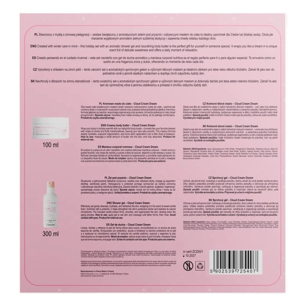 Zestaw do ciała Cloud Cream | Nacomi