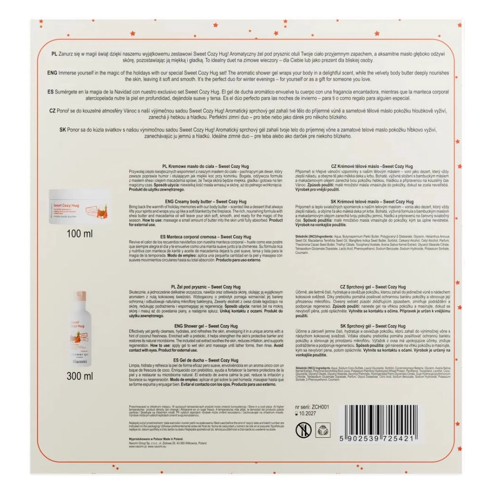 Zestaw do ciała Sweet Cozy Hug | Nacomi