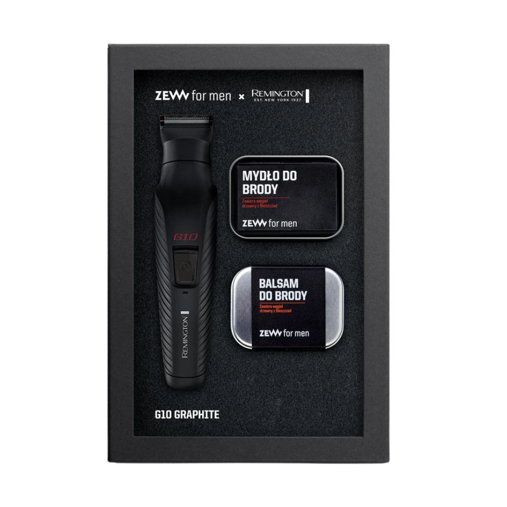 Zestaw do golenia Graphite G10 - ZEW x Remington | ZEW for men