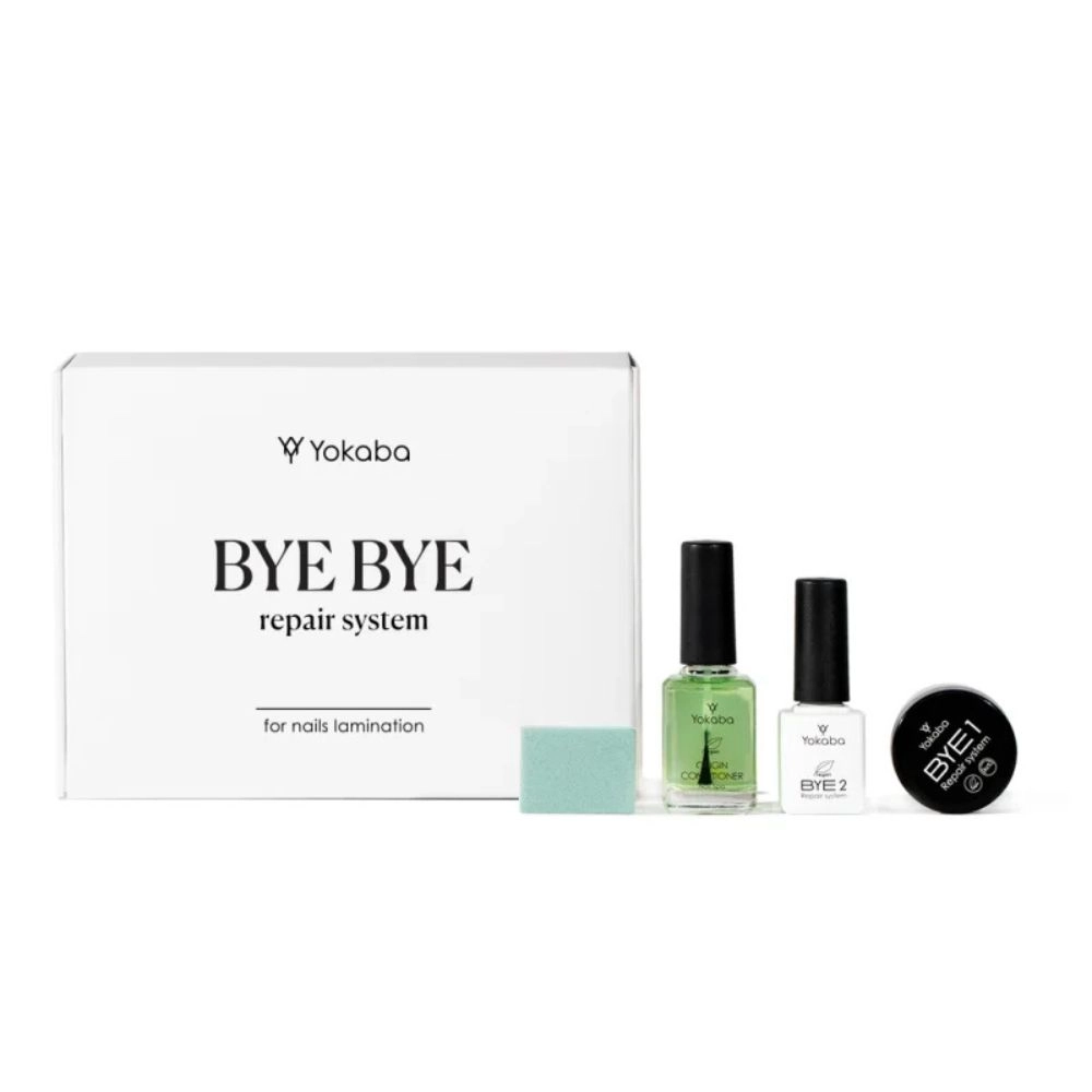 Zestaw do laminacji paznokci ByeBye Repair System Origin | Yokaba