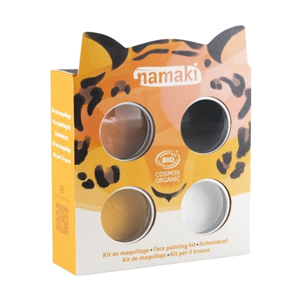Zestaw farb do malowania twarzy dla dzieci, 4 kolory, COSMOS ORGANIC | Namaki