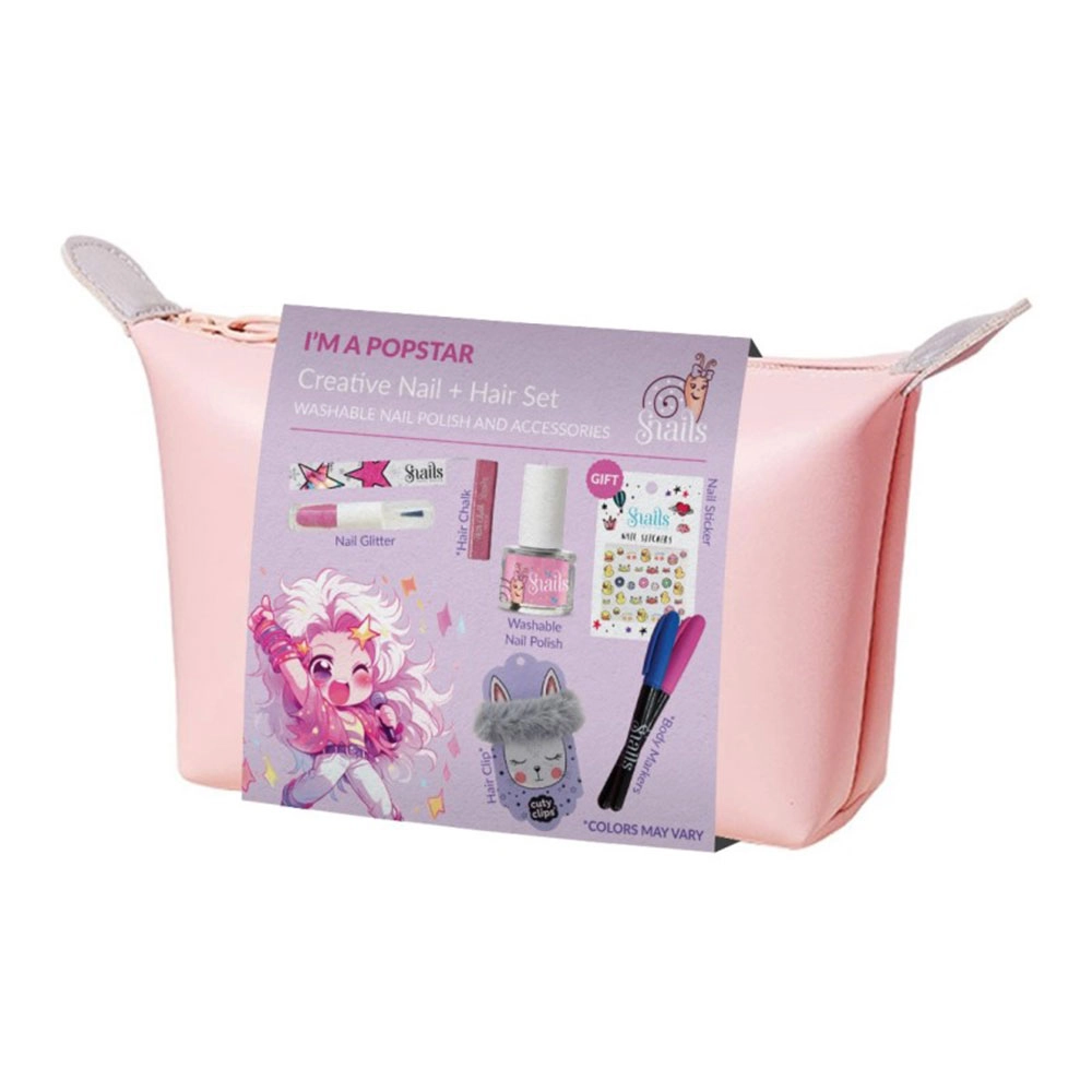 Zestaw kreatywny do paznokci i włosów POPSTAR | Snails