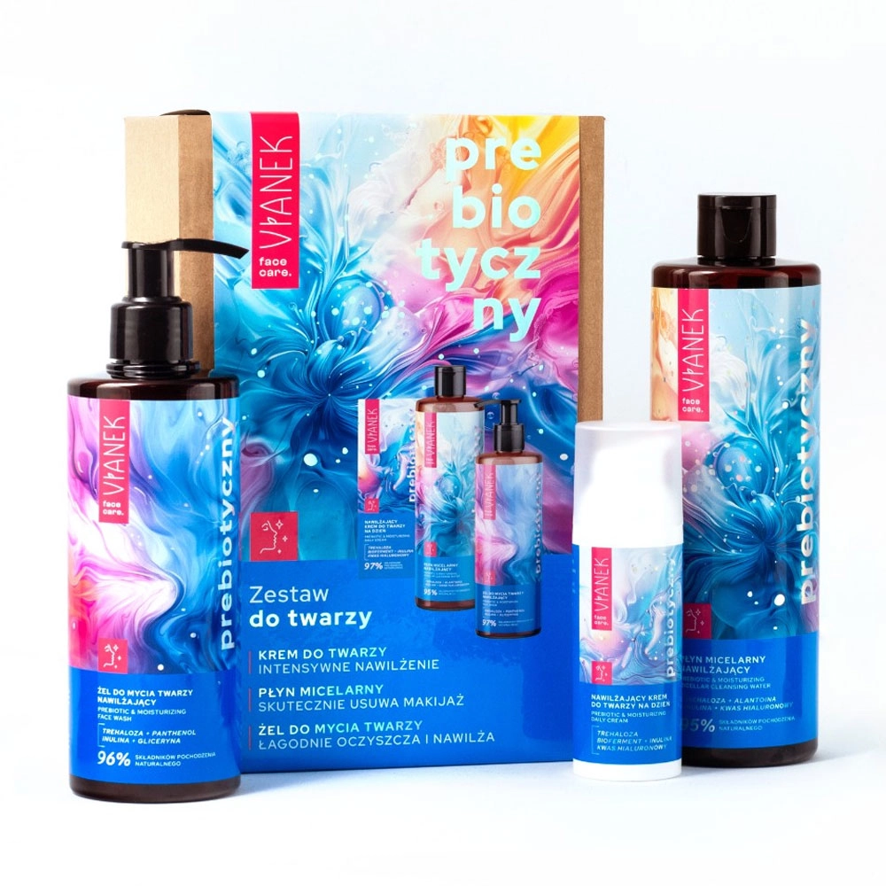 Zestaw prebiotyczny do pielęgnacji twarzy | Vianek