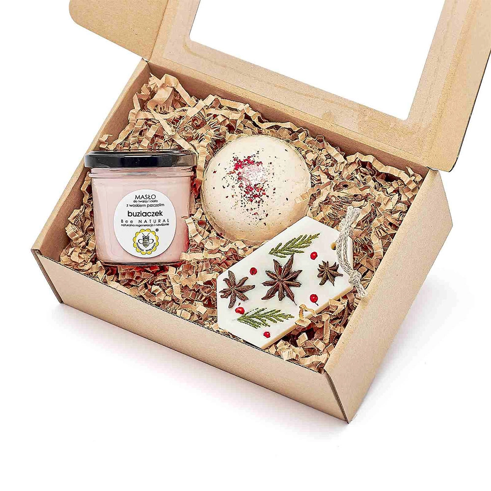 Zestaw prezentowy Buziaczek | Miodowa Mydlarnia