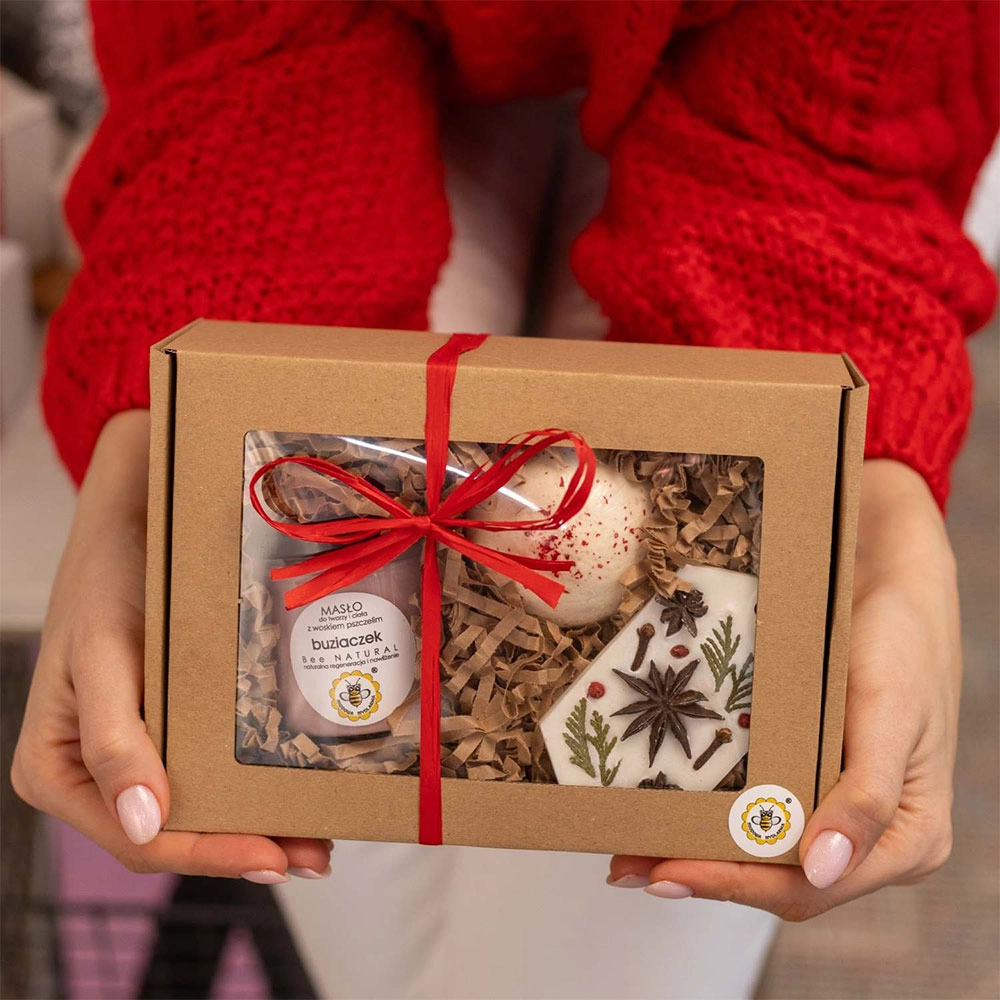 Zestaw prezentowy Buziaczek | Miodowa Mydlarnia