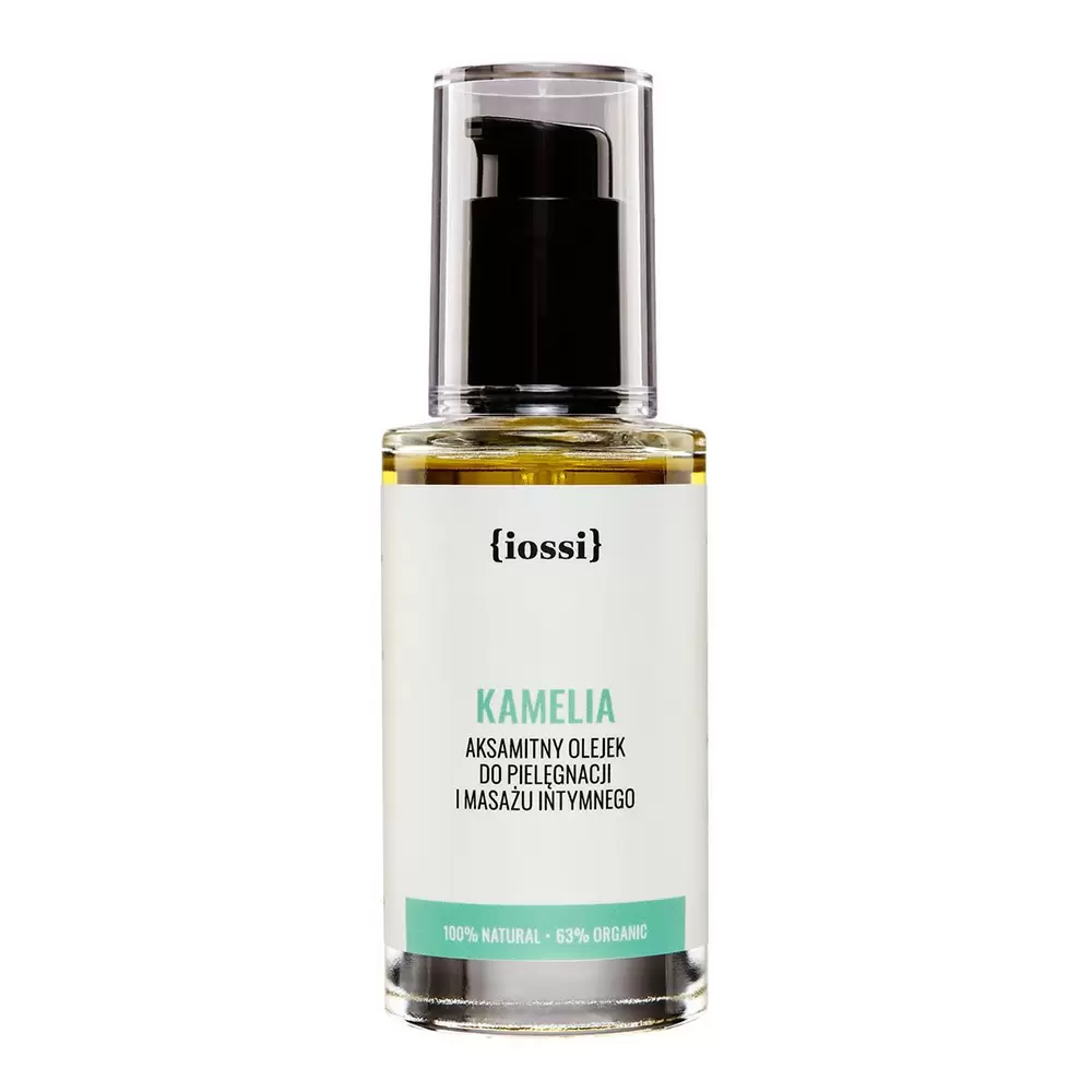 Aksamitny olejek do pielęgnacji i masażu intymnego Kamelia | iossi