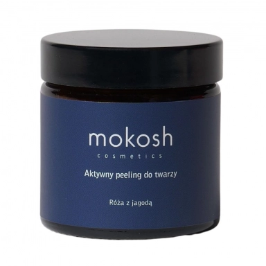 Aktywny peeling do twarzy Róża z Jagodą | Mokosh