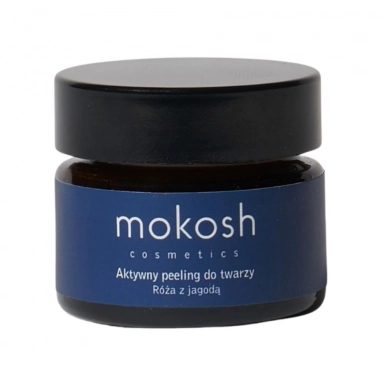 Aktywny peeling do twarzy Róża z Jagodą | Mokosh