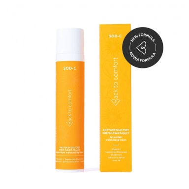 Antyoksydacyjny krem nawilżający z witaminą C SOD-C | Back to comfort