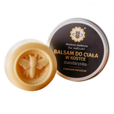 Balsam do ciała w kostce Mandarynka | Miodowa Mydlarnia