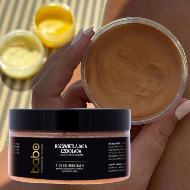 Balsam do ciała z drobinkami rozświetlającymi | babo