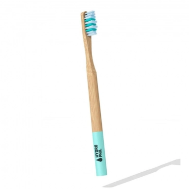 Bambusowa szczoteczka do zębów - włosie miękkie - niebieska | Hydrophil