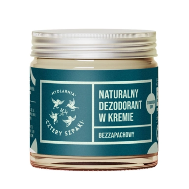 Dezodorant w kremie bezzapachowy z dodatkiem sody  ​ | Cztery Szpaki