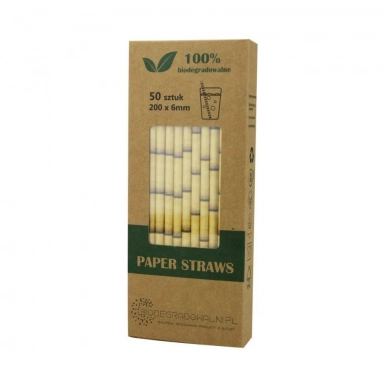 Biodegradowalni - Słomki papierowe Bio | Inni producenci