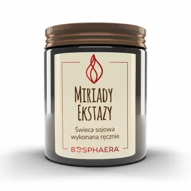 Sojowa świeca zapachowa Miriady Ekstazy | Bosphaera
