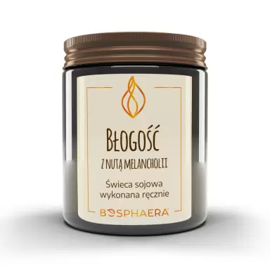 Sojowa świeca zapachowa Błogość z Nutą Melancholii | Bosphaera