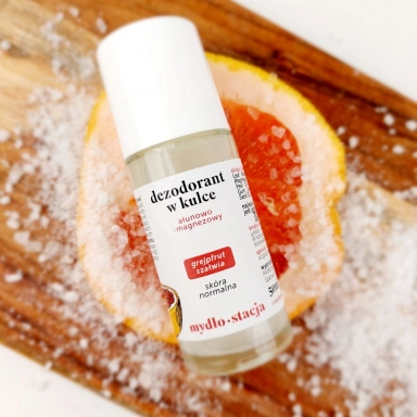 Grejpfrutowy dezodorant ałunowo - magnezowy | Mydło Stacja