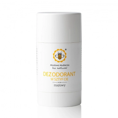 Dezodorant bez sody w sztyfcie Miętowy | Miodowa Mydlarnia