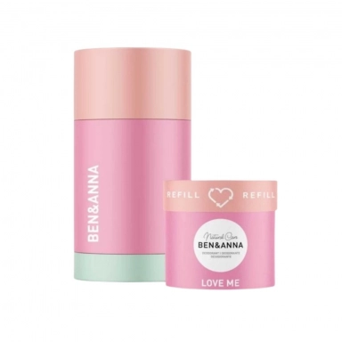 Dezodorant na bazie sody - Love me ZESTAW REFILL | Ben&Anna