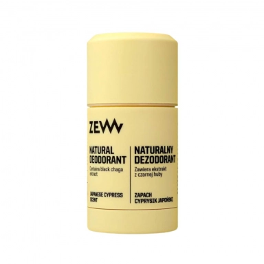 Dezodorant naturalny w sztyfcie Cyprysik japoński Bergamotka | ZEW for men