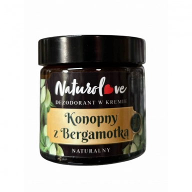 Dezodorant w kremie Konopny z bergamotką | Naturolove