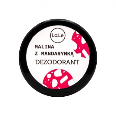 Dezodorant w kremie z sodą oczyszczoną MALINA - MANDARYNKA | La-Le