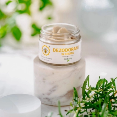 Dezodorant w kremie Ziołowy | Miodowa Mydlarnia