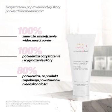 Dyniowy peeling wygładzający do twarzy | eeny meeny