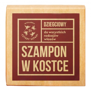 Szampon do włosów w kostce - dziegciowy | Cztery Szpaki