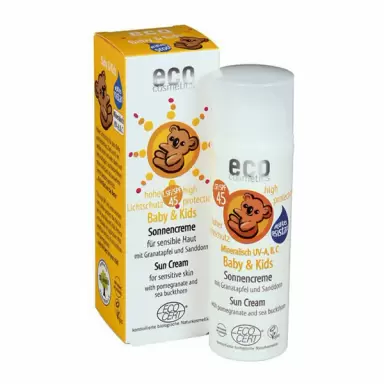 Krem na słońce faktor SPF 45 dla dzieci i niemowląt | Eco Cosmetics