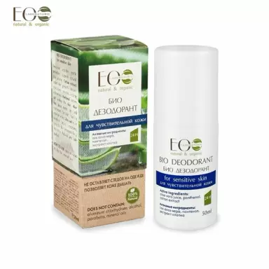 BIO dezodorant - Pielęgnacja Skóry Wrażliwej - sok z aloesu, ekstrakt bawełny | Ecolab
