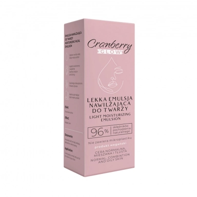 Emulsja nawilżająca do twarzy | Cranberry Glow