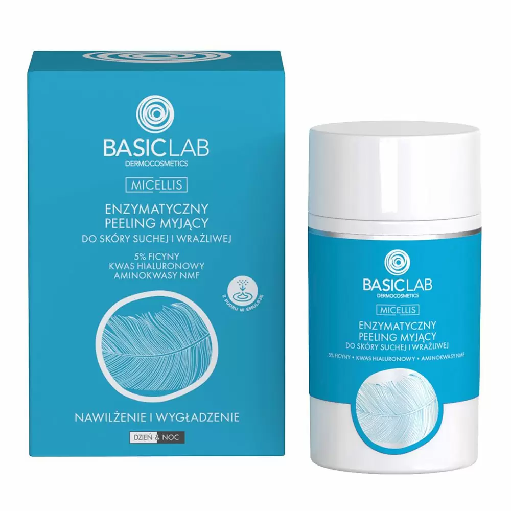 Enzymatyczny peeling myjący Nawilżenie i Wygładzenie | BasicLab