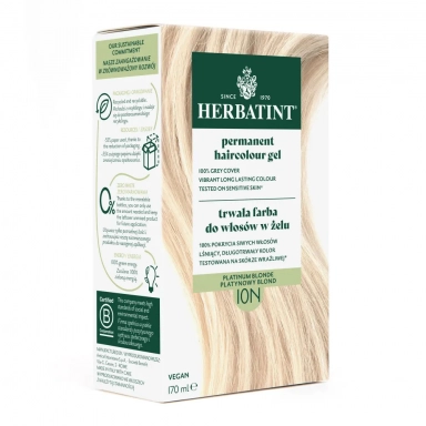 Farba do włosów 10N PLATYNOWY BLOND seria NATURALNA | Herbatint