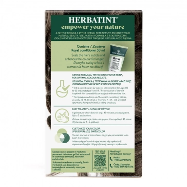 Farba do włosów 5N JASNY KASZTAN seria NATURALNA | Herbatint