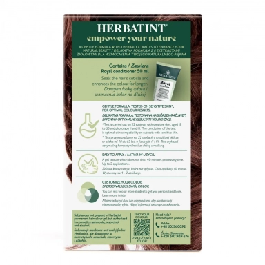 Farba do włosów 5R JASNY MIEDZIANY KASZTAN seria MIEDZIANA | Herbatint