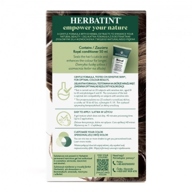 Farba do włosów 7D ZŁOTY BLOND seria ZŁOTA | Herbatint