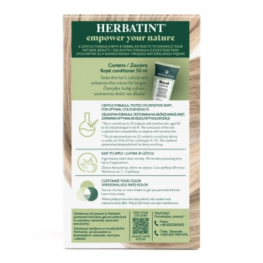 Farba do włosów 9N BARDZO JASNY BLOND seria NATURALNA | Herbatint