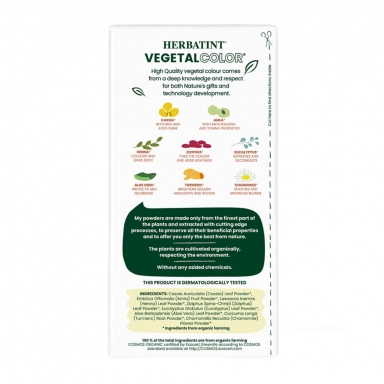 Farba do włosów Vegetal Color 100% ORGANIC Honey Blonde Power - Miodowy Blond | Herbatint