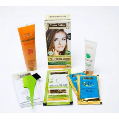 Farba żelowa do włosów - 8.0 Jasny blond | Indus Valley