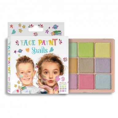 Farby do malowania twarzy - Pastelowe | Snails