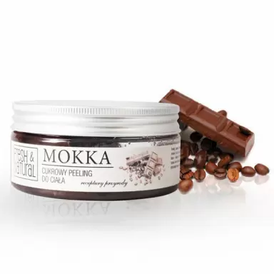 Cukrowy peeling do ciała Mokka | Fresh&Natural