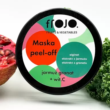 Maska peel off - Jarmuż, Granat, Wit. C | FroJo