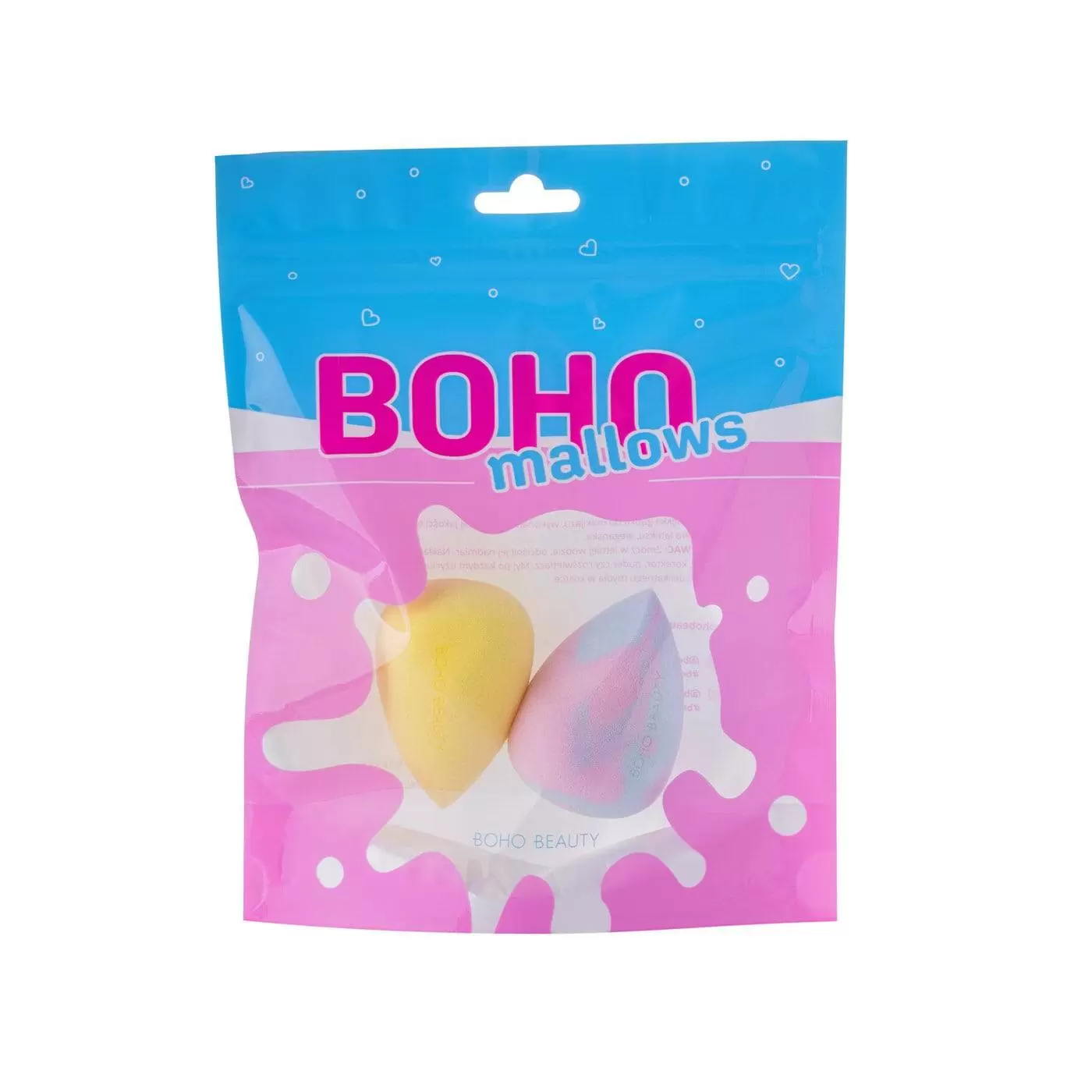Gąbki do makijażu Zestaw Bohomallows Pink Sugar + Lemon | Boho Beauty